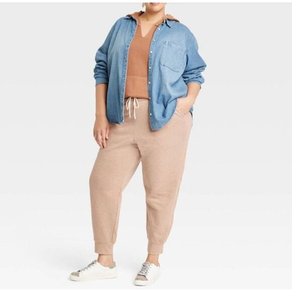 NWT A New Day Sweatpants Light Orange Sz 2X - Picture 3 of 7